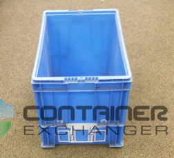 Stacking Totes For Sale: Used 24x15x14 Totes in Blue In Mississippi - image 1